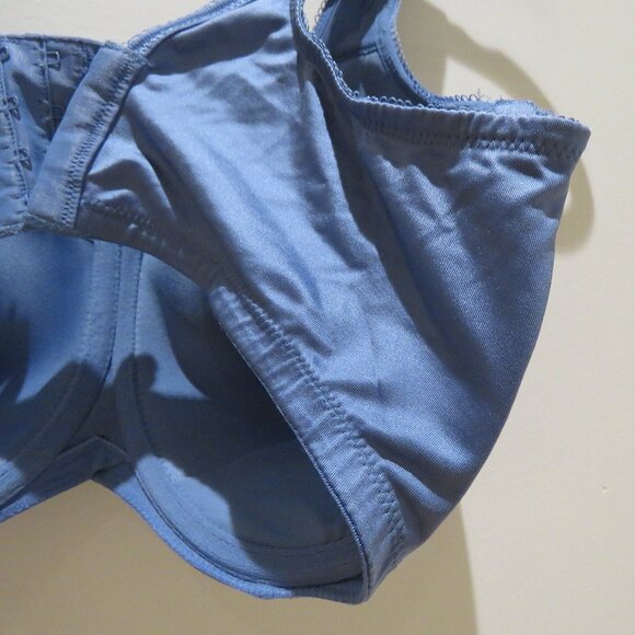 WACOAL Basic Beauty Contour Bra in Country Blue Satin - Size 40G - Picture 11 of 12